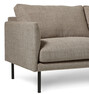 Rialto - 3-sits soffa med schäslong höger - Beige