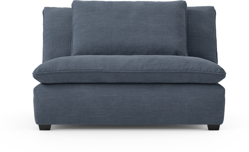 Bellora - 2-sits utan armstöd - Blå