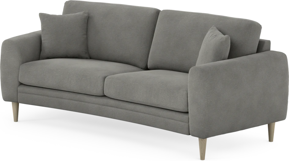 Eden - 2,5-sits soffa svängd - Grå