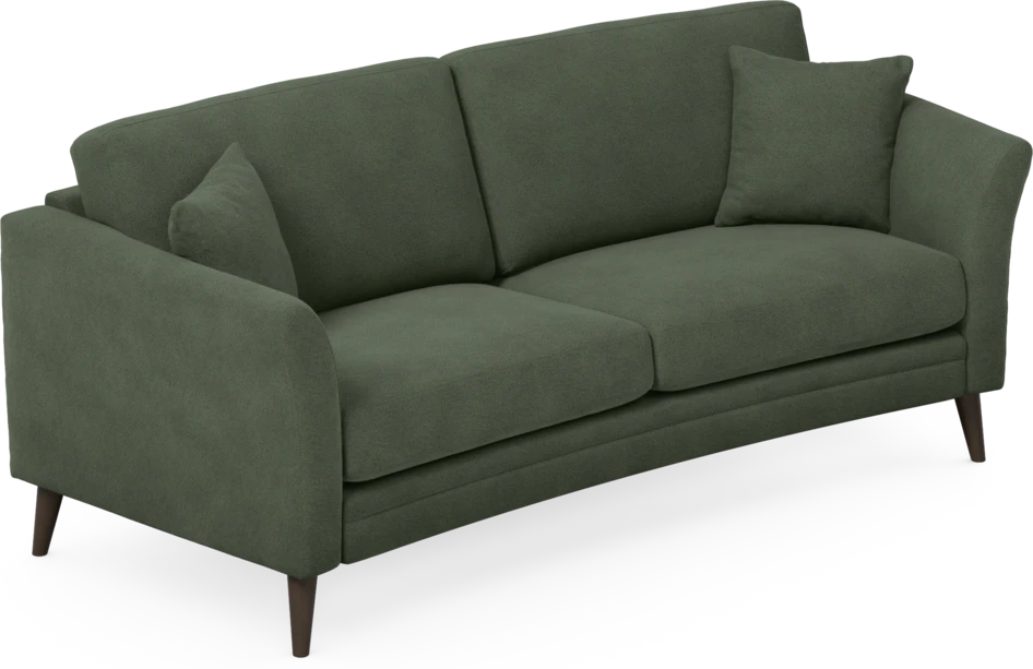 Eden - 2,5-sits soffa svängd - Grön