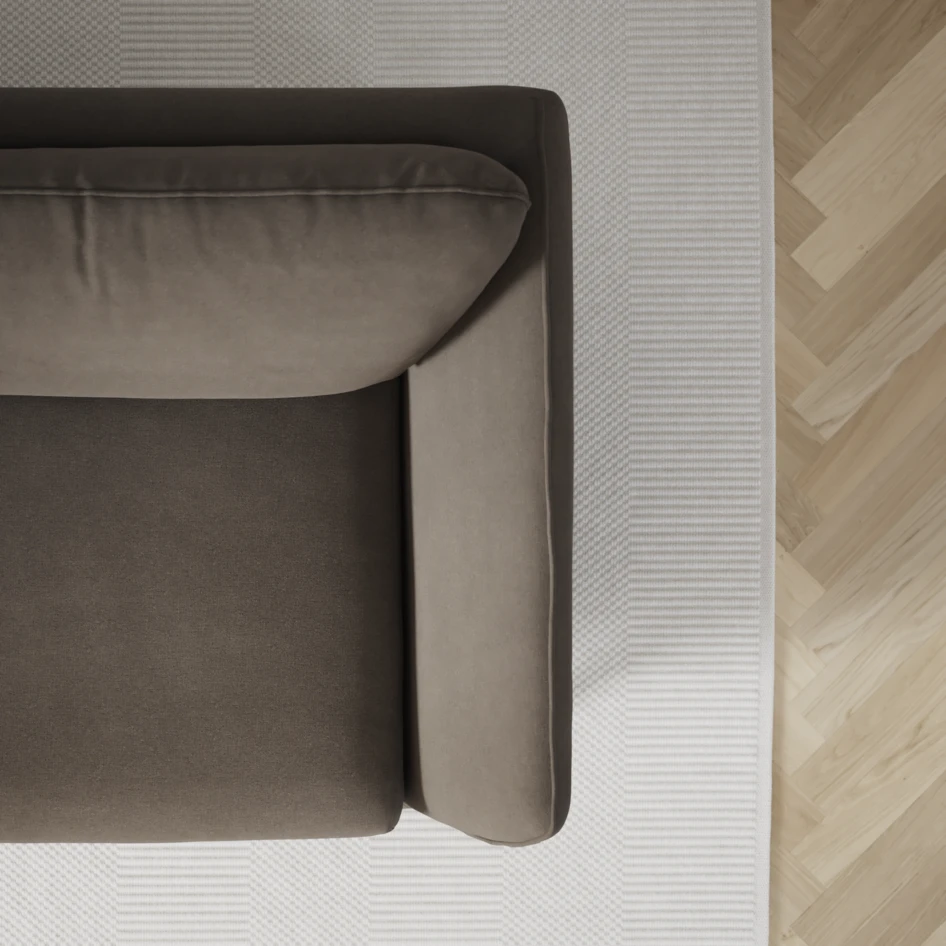 Madison Lux - 2-sits soffa med divan vänster och höger - Beige