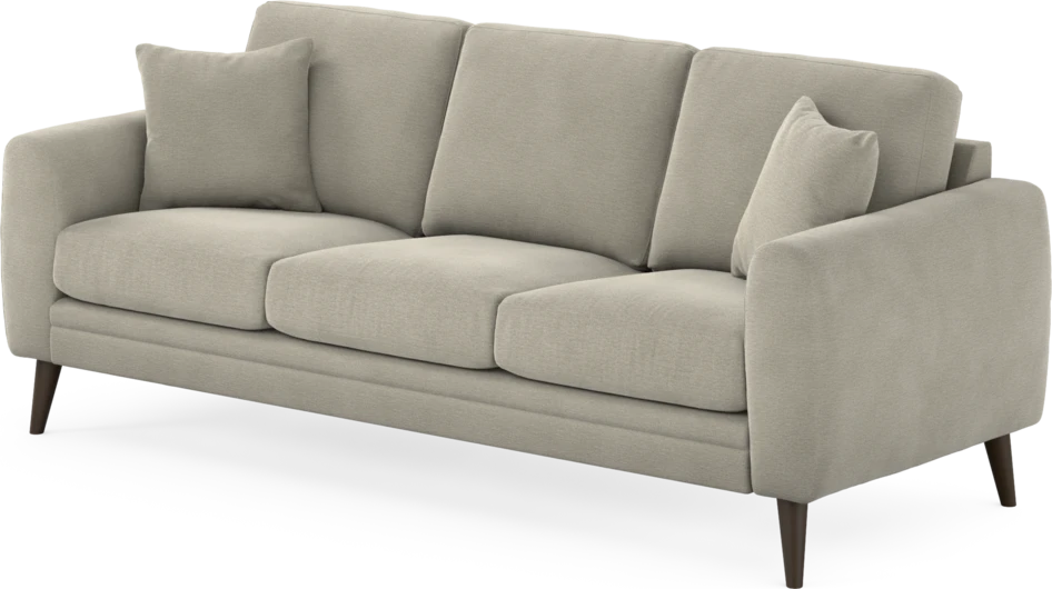 Eden - 3-sits soffa - Brun