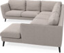 Madison - Hörnsoffa med schäslong höger - Beige
