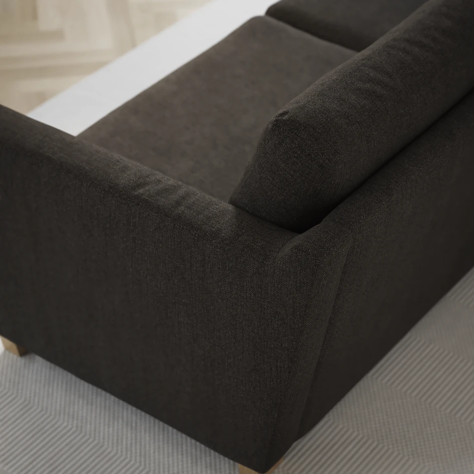 Friday - Hörnsoffa, 2+3-sits - Brun
