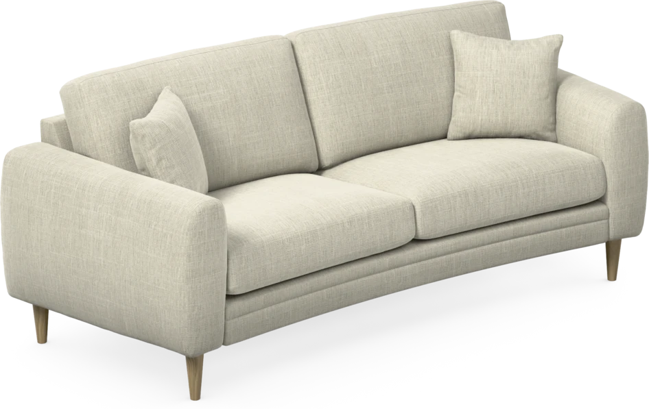 Eden - 2,5-sits soffa svängd - Beige