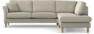 Eden - 2,5-sits soffa med divan - Brun