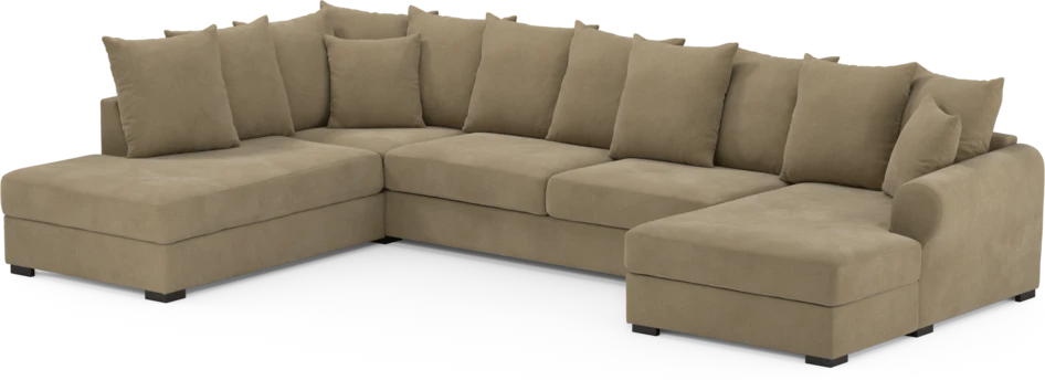 Town - 3-sits soffa med divan vänster och schäslong höger - Beige