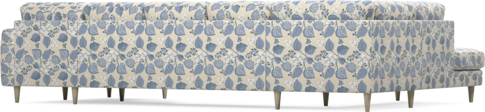 Eden - 3-sits soffa med divan vänster och schäslong höger - Flerfärgad