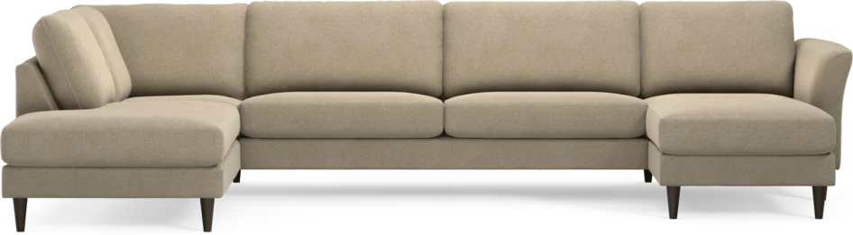Bridge - 3-sits soffa med divan vänster och schäslong höger - Beige