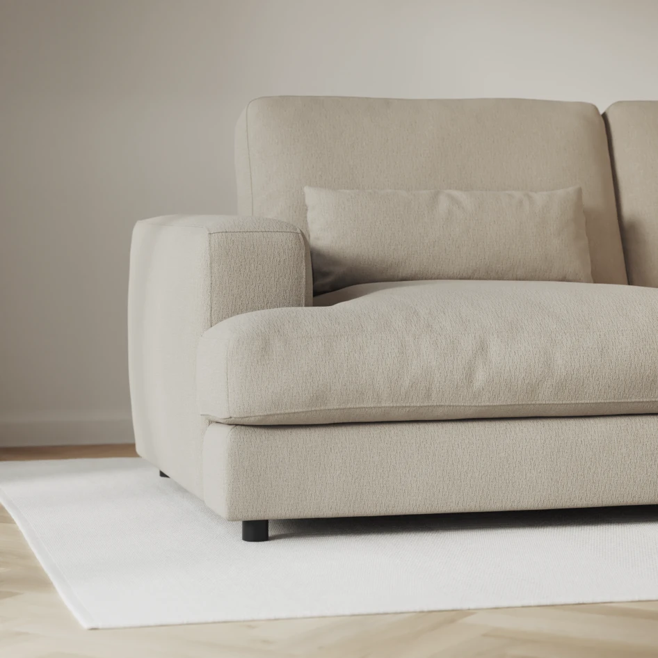 Noma - 3-sits soffa - Grå