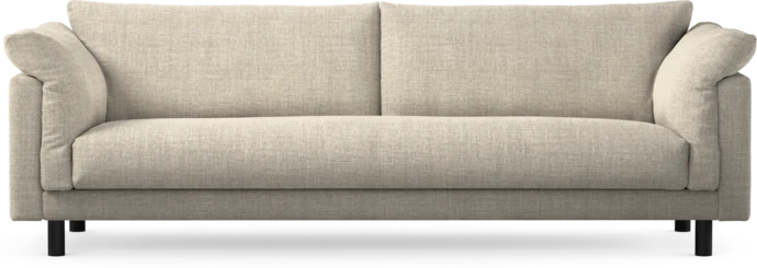 Cherrie, 4-sits soffa, hel dyna, fast klädsel