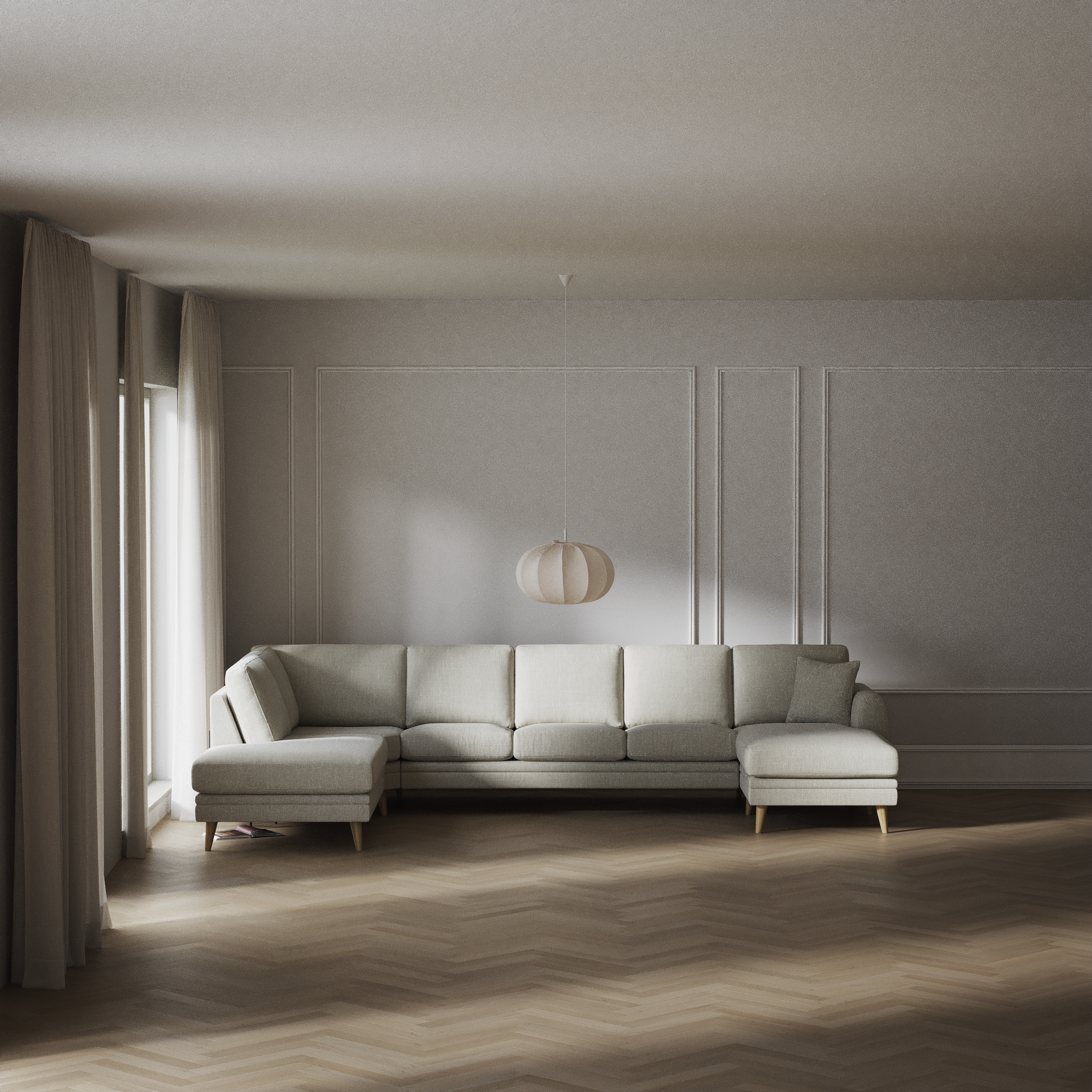 Eden - 3-sits soffa med divan vänster och schäslong höger - inspiration
