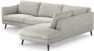 Madison Lux - 3-sits soffa med divan höger - Grå