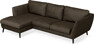 Madison Lux - 2-sits soffa med schäslong vänster - Brun