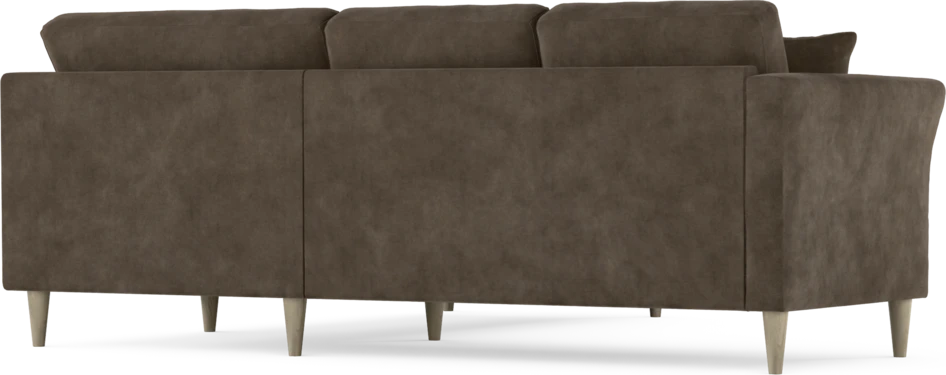Eden - Hörnsoffa, 2+2-sits - Brun