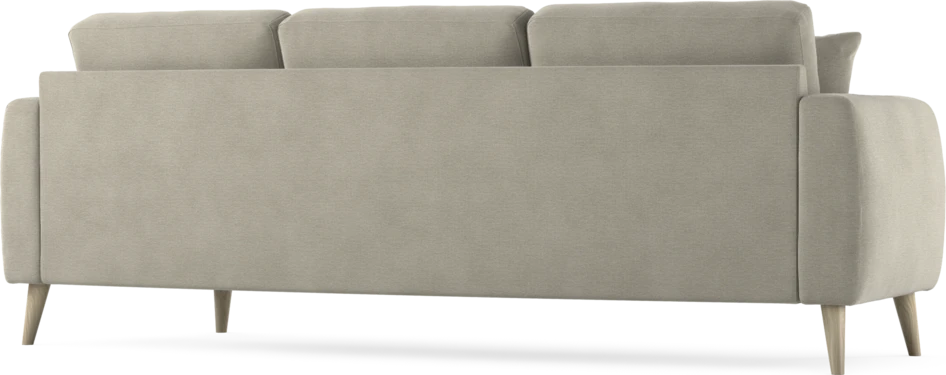 Eden - 3-sits soffa svängd - Brun