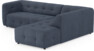 Bella - 3-sits soffa med divan höger - Blå