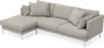 Harper - 4-sits med schäslong vänster - Beige