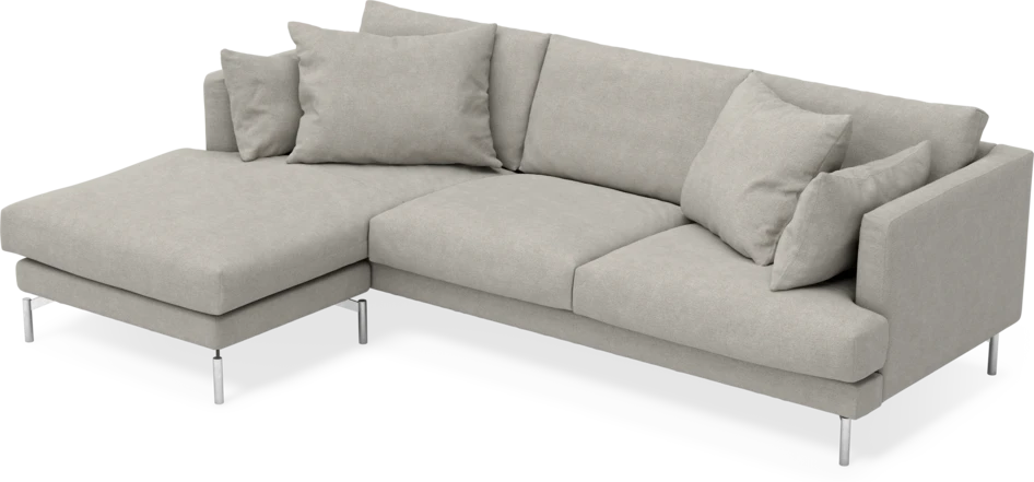 Harper - 4-sits med schäslong vänster - Beige