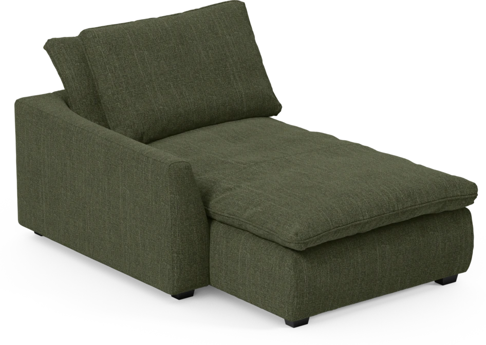 Bellora - Schäslong med armstöd vänster - Grön