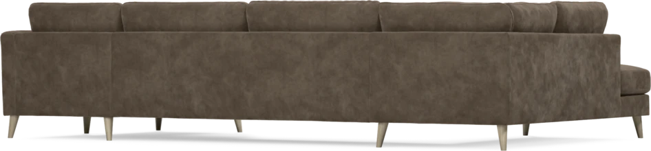 Bridge - 3-sits soffa med divan vänster och schäslong höger - Brun