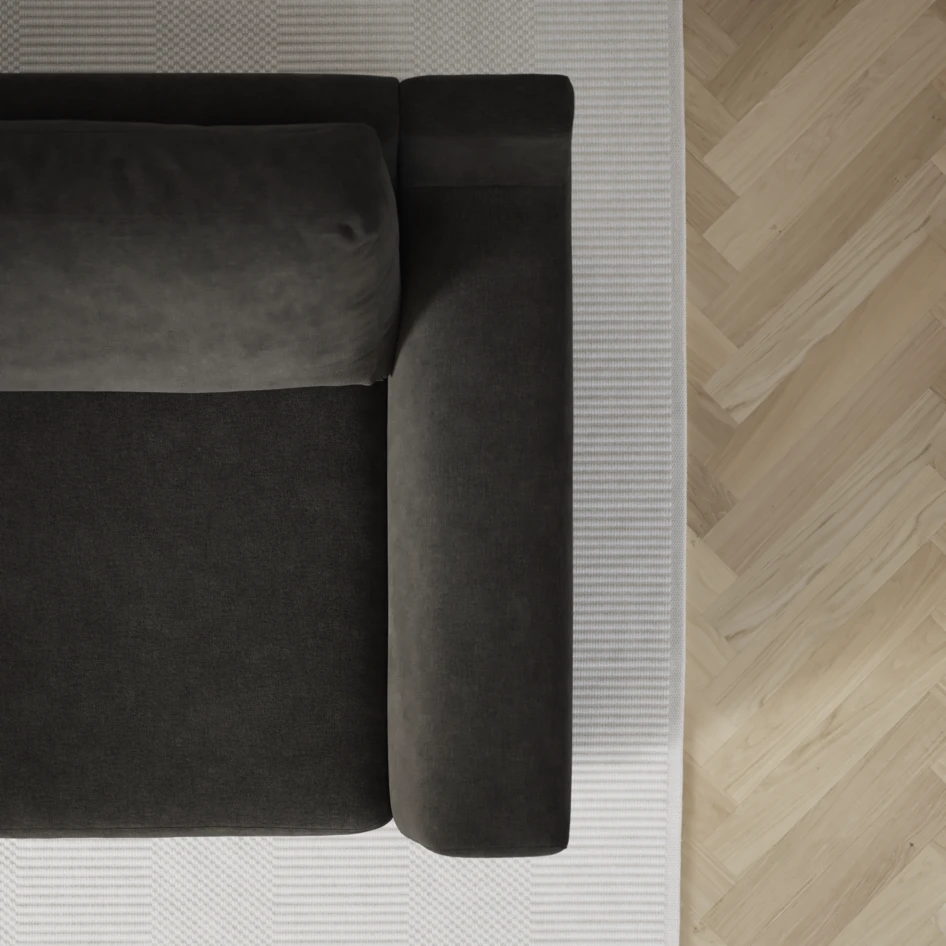 Friday - Hörnsoffa, 3+2-sits - Grå