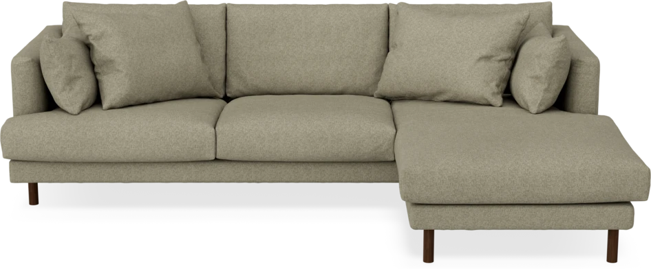 Harper - 4-sits med schäslong höger  - Beige