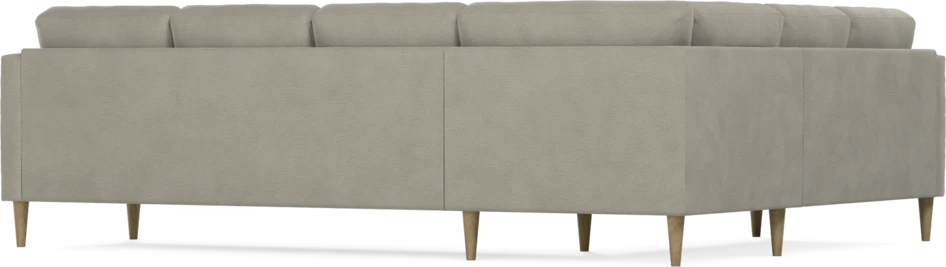 Eden - Hörnsoffa, 2+3-sits - Brun
