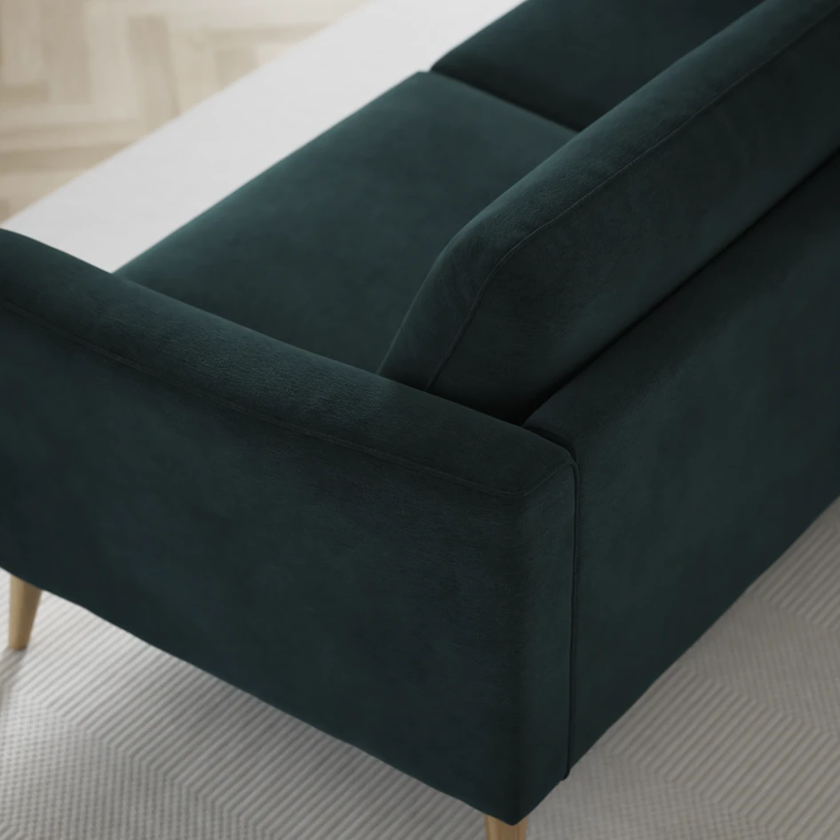 Bridge - 3-sits soffa med divan vänster och schäslong höger - Blå
