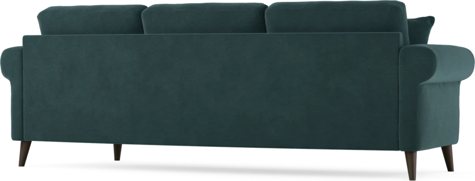 Eden - 3-sits soffa svängd - Blå