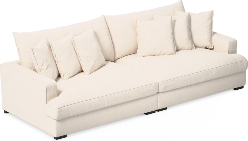 Rossi - 4-sits soffa - Vit