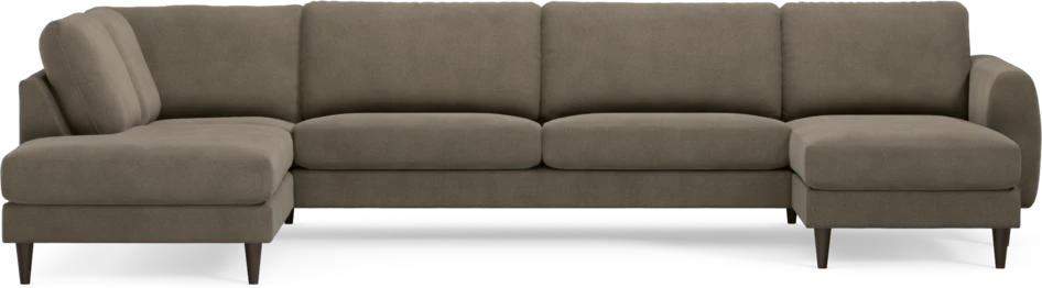 Bridge - 3-sits soffa med divan vänster och schäslong höger - Beige