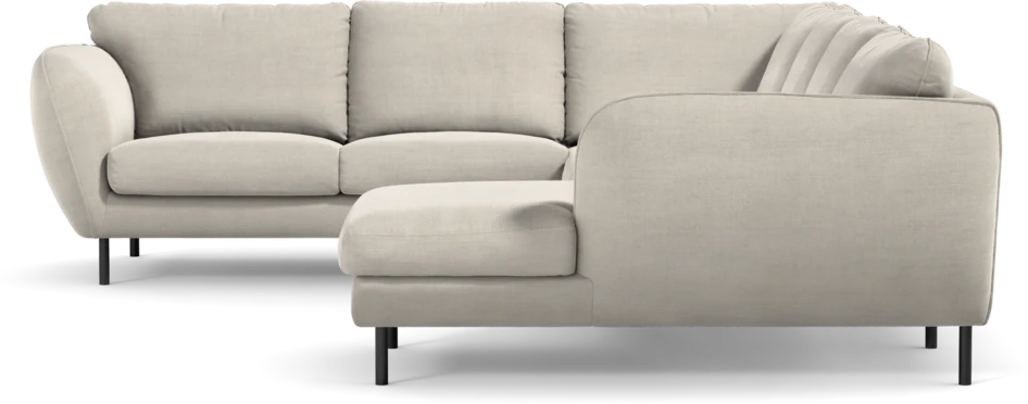 Madison Lux - Hörnsoffa med schäslong höger - Beige