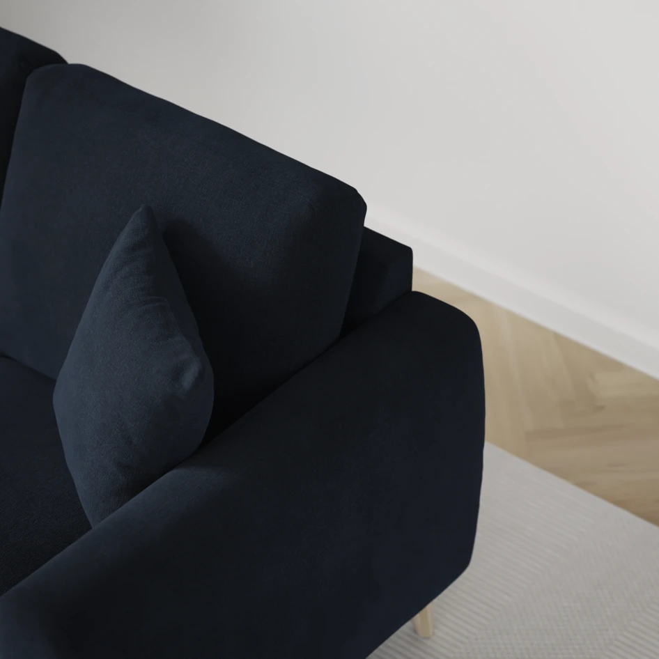 Eden - 2,5-sits soffa - Blå