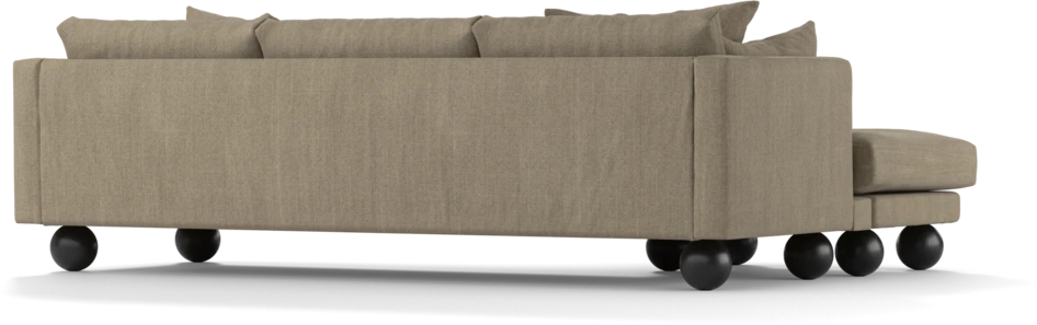 Harper - 4-sits med schäslong vänster - Beige
