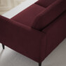 Bridge - Hörnsoffa, 3+2-sits - Röd