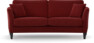 Eden - 2,5-sits soffa svängd - Röd
