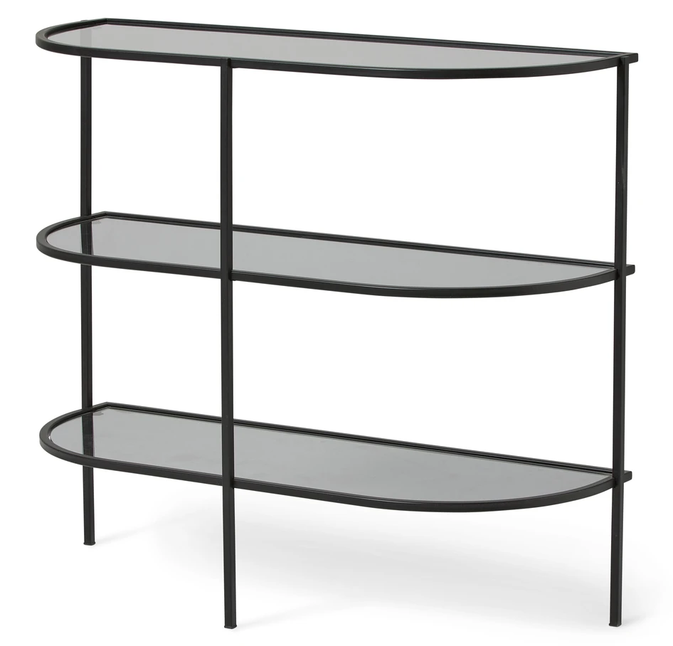 Ofelia - Avlastningsbord, B 90 cm - Svart