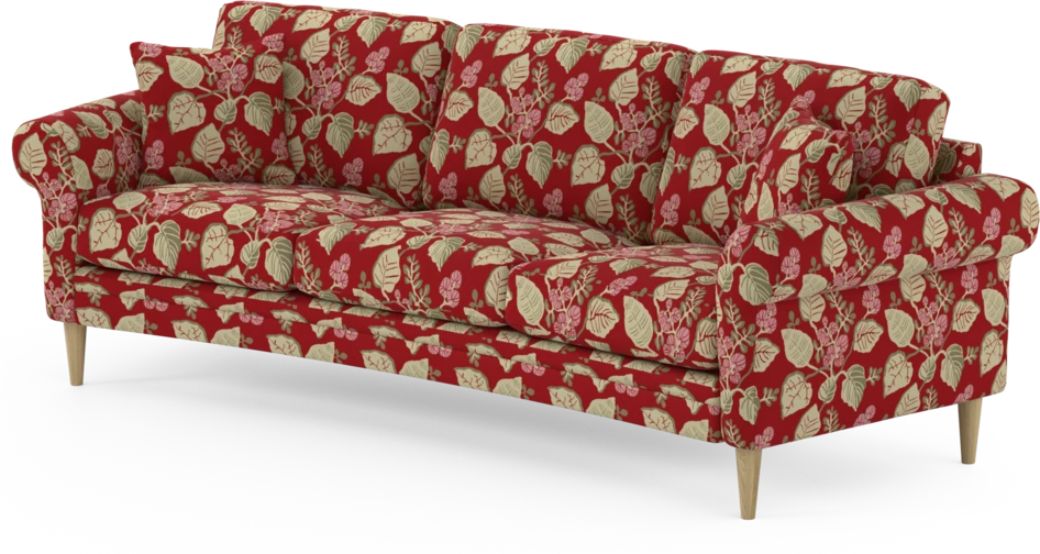 Eden - 3-sits soffa svängd - Flerfärgad