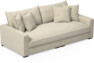 Rossi - 3-sits soffa, hel dyna - Beige