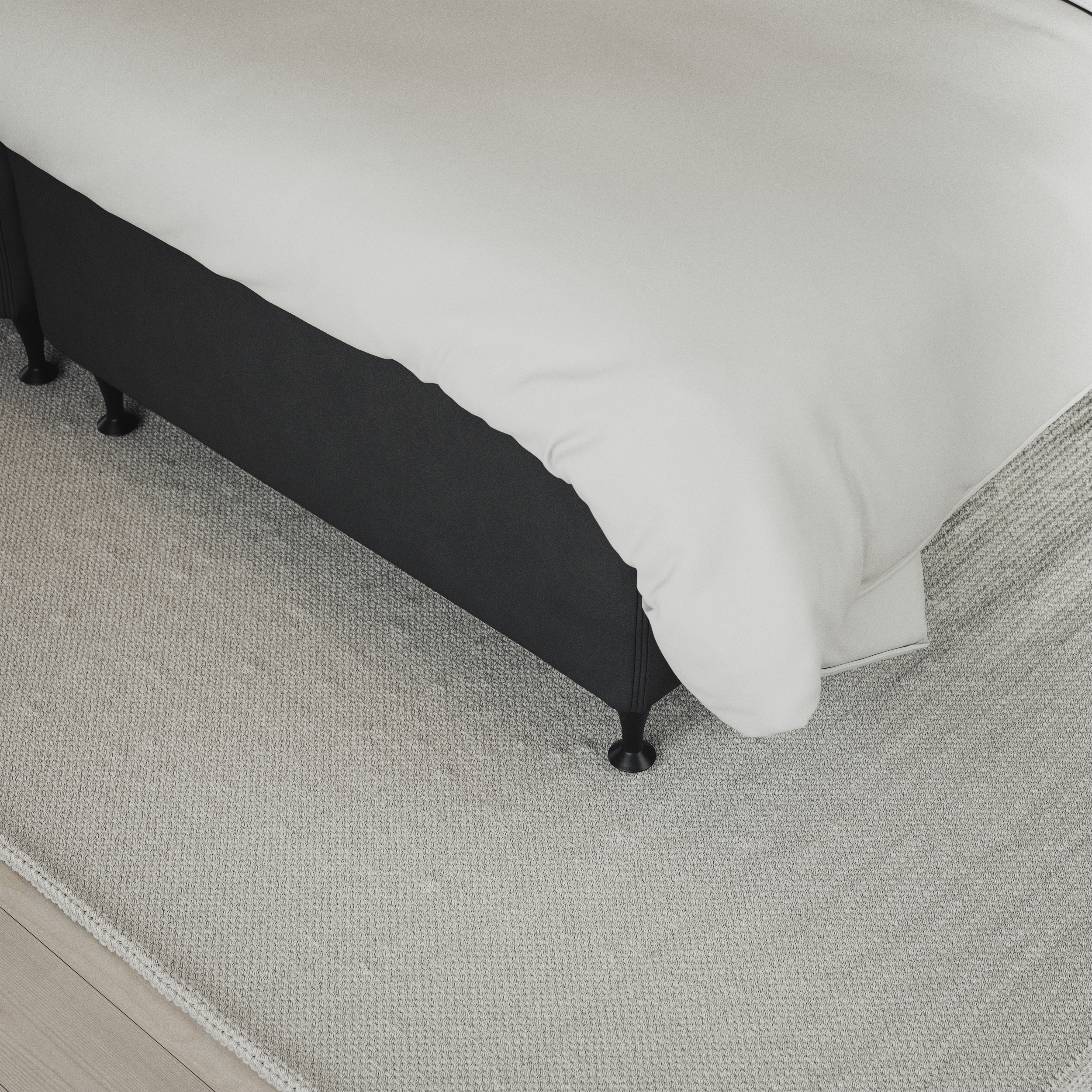 Delux Exclusive - Kontinentalsäng, enkelsäng 140 cm med bäddmadrass och sängben - inspiration