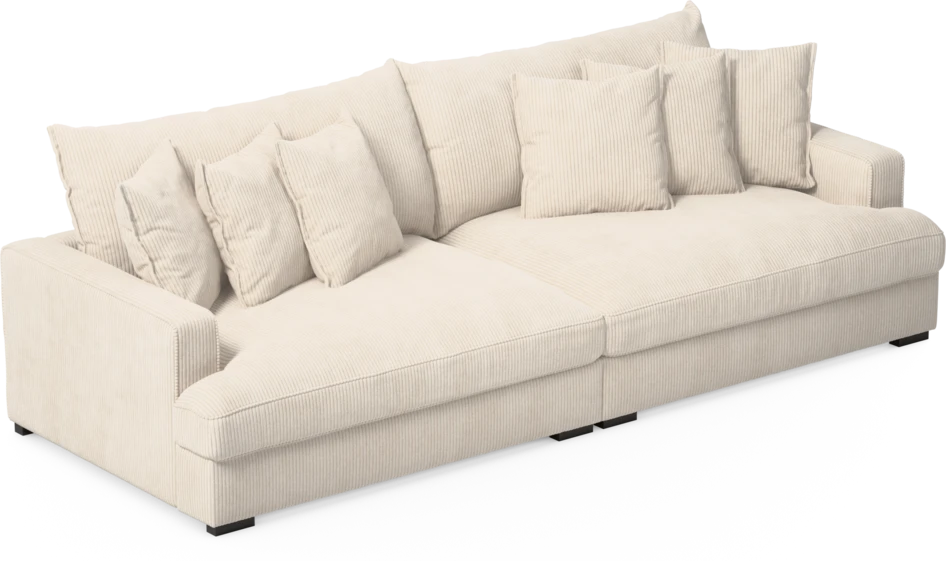 Rossi - 4-sits soffa - Vit