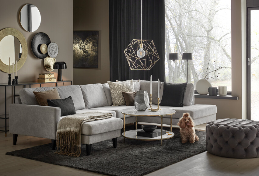 Sierra - 3-sits soffa med schäslong vänster och divan höger - inspiration