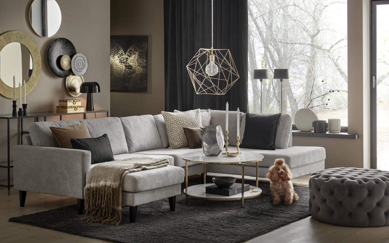 Sierra - 3-sits soffa med divan vänster och schäslong höger - inspiration