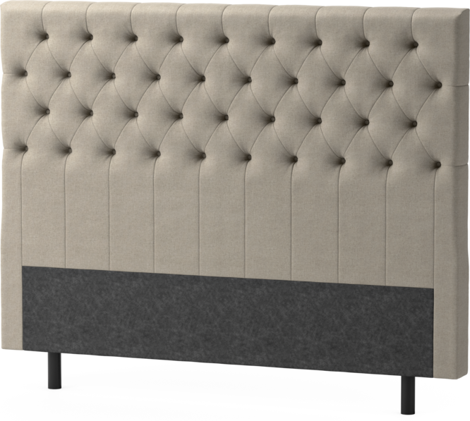 Delux Pikerad XL - Sänggavel, 90-210 cm - Beige