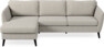 County - 3-sits soffa med flyttbar schäslong - Beige