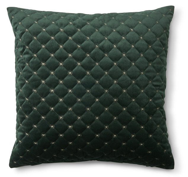 Velvet Brodyr - Kuddfodral, 50x50 cm - Grön