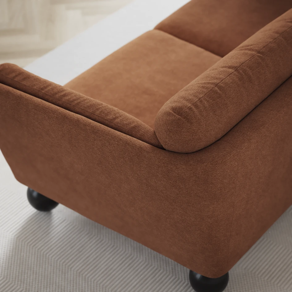 Madison Lux - Hörnsoffa 2+3-sits, hörn 2 - Orange
