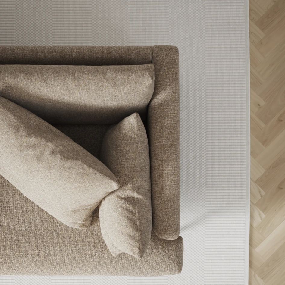 Harper - 4-sits med schäslong XL vänster - Beige