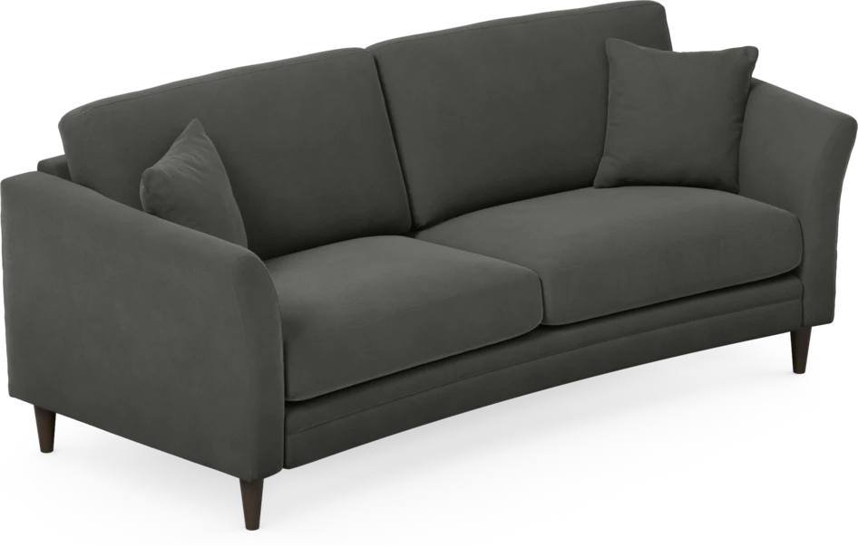 Eden - 2,5-sits soffa svängd - Grå
